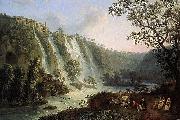 Jakob Philipp Hackert, Villa of Maecenas and Waterfalls in Tivoli